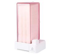 Bnnlqpsttg Dispensador Automático de Algodones, Organizador de Cosméticos Antipolvo para Toallitas de Maquillaje y Uñas Tipo Prensa, Sin Pelusa
