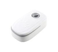 Bnnlqpsttg - Dispensador automático de comida para perros y gatos con temporizador, dispensador automático de comida para perros y gatos con temporizador, color gris