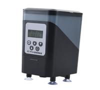 Bnnlqpsttg Dispensador automático de gran capacidad impermeable con temporizador, transparente, resistente a la humedad, instalación por ventosa.