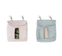 Bnnlqpsttg - Dispensador de alimentación para bolsa de heno para colgar cerdo y animales pequeños