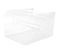Bnnlqpsttg - Dispensador de etiquetas ajustable, 3 discos, soporte para rollo de etiquetas, soporte de etiquetas de acrílico transparente para oficina, hogar, oficina.