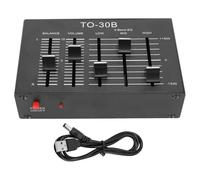 Bnnlqpsttg ecualizador de 3 bandas ecualizador - Control de volumen de bajo ruido - Canales de audio alto, medio, bajo para tocadiscos, tarjetas de sonido, guitarras