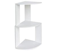 Bnnlqpsttg Estantería de pared de doble capa para dormitorio, cocina, oficina L