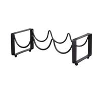Bnnlqpsttg - Expositor de vino con forma de , soporte para de vino, soporte para múltiples ranuras, estante de armario, organizador, herramientas de bar