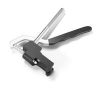 Bnnlqpsttg - Extractor de reloj de pulsera portátil, extractor de reloj de metal, ajustador de longitud de cadena de reloj, extractor de correa, Negro y plateado.