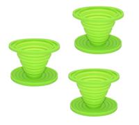 Bnnlqpsttg Filtro de café plegable y reutilizable en forma de cono para café con infusión a mano, ideal para senderismo, camping, oficina B