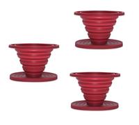 Bnnlqpsttg Filtro de café plegable y reutilizable en forma de cono para café con infusión a mano, ideal para senderismo, camping, oficina A