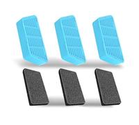 Bnnlqpsttg Filtros de agua para gatos 2,2 l/74 oz Filtros de repuesto y esponjas para agua automática para mascotas de compañía, 3 unidades