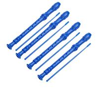 Bnnlqpsttg Grabador ABS Azul 8 Agudos 8 Aguos, Instrumento de flauta de entrada de rango para niños para principiantes