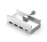 Bnnlqpsttg HUB USB 3.0 tipo C aleación de aluminio, divisor multipuerto externo, extensión de alta velocidad, transmisión de datos 5 Gb/S para computadora de escritorio