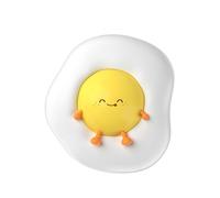 Bnnlqpsttg huevo de pollo de silicona Pat lámpara USB luz de la enfermería luz de dibujos animados huevo niños lámpara de mesa decoración del hogar
