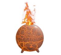 Bnnlqpsttg humidificador de aire planetario ultrasónico 200ml USB 7 colores llama difusor aromaterapia colorido agrietado B