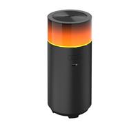 Bnnlqpsttg Humidificador de Luz LED, Máquina De Aromaterapia, Difusor De Aceites Esenciales Silenciador USB, Luz , Humidificador de Aire Brumizador, Negro