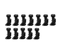 Bnnlqpsttg - Juego de 12 patas de nivelación negras para muebles ajustables de 3-7/8 pulgadas a 5-1/8 pulgadas, para muebles, armarios