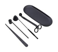 Bnnlqpsttg - Juego de accesorios de vela (5 en 1, kit de mantenimiento de velas, regalo para los amantes de las velas perfumadas, conjunto de accesorios de vela