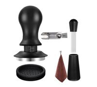 Bnnlqpsttg - Juego de accesorios para espresso (6 unidades, con sello de expreso, herramienta WDT, cucharadita de café, jarra de espuma, 51 mm)