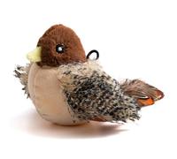 Bnnlqpsttg Juguete interactivo para , juguete para pájaro, juguete para gorrión, juguete interactivo para con detección táctil, pájaro simulado