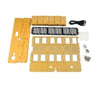 Bnnlqpsttg - Kit de despertador digital LED, gran policía, reloj electrónico de 6 dígitos, módulo musical a granel, bricolaje con voz