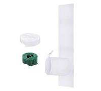 Bnnlqpsttg Kit de ventilación para aire acondicionado portátil con puerta corrediza, junta de sellado 100% para aire acondicionado portátil y secador.