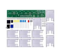 Bnnlqpsttg Kit Electrónico de Control De Sonido LED Montar Sí mismo, Musical, Columna De Pantalla De Audio, Kit De Entrenamiento De Soldadura PCB LM358 LM339