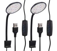 Bnnlqpsttg - Lámpara USB para acuario (intensidad variable y pinza para acuario)