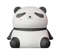 Bnnlqpsttg Lindo Panda LED Luz de noche de silicona USB recargable temporizador lámpara de noche decoración de dormitorio niños luz nocturna regalo