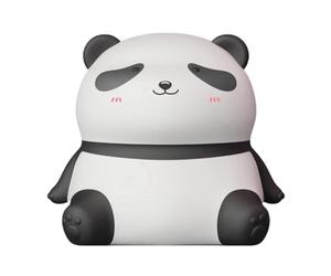 Bnnlqpsttg Lindo Panda LED Luz de noche de silicona USB recargable temporizador lámpara de noche decoración de dormitorio niños luz nocturna regalo
