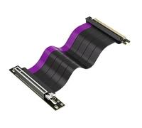 Bnnlqpsttg línea de extensión de tarjeta gráfica PCIE4.0 rotor X16 rotor 16X línea de carga horizontal y vertical para computadora de escritorio negro