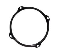 Bnnlqpsttg Llanta de Tambor Aleación 6 Pulgadas 4 Agujeros Llanta de Tambor de Tambor para Piezas Instrumentos de percusión Caja de 6 Pulgadas Negro