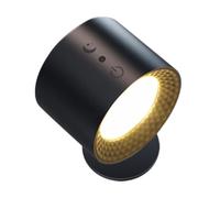 Bnnlqpsttg Luces LED recargables USB con control remoto 3 temperaturas de color RGB 7 colores giratorios 360 ° instalación magnética C