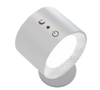 Bnnlqpsttg Luces LED recargables USB con control remoto 3 temperaturas de color RGB 7 colores giratorios 360° Instalación magnética B