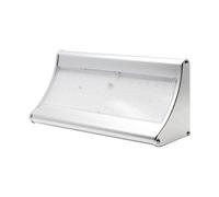 Bnnlqpsttg Luz de pared solar impermeable para patio exterior, sensor de movimiento LED, iluminación de jardín.