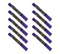 Bnnlqpsttg Mano Violeta 10 Piezas Orff Handbell, Handbell de Desarrollo de Capacidades Multi-Facetéticas, Instrumento de Rendimiento de Danza