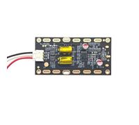 Bnnlqpsttg Micrófono estéreo de condensador de gran diafragma accesorios amplificador circuito impreso reparación de micrófono DIY módulo sin