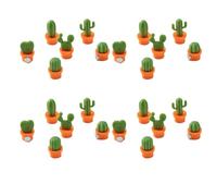 Bnnlqpsttg Mini Imán de Nevera Cactus Pegatina de Mensaje Magnético Hebilla Fija Accesorios Decorativos Magnéticos Naranja