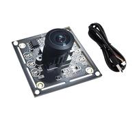 Bnnlqpsttg Módulo de cámara 160 grados 1MP OV9732 1280x720 USB controlador libre enfoque manual con cable de 2 metros para XP/7/8/10