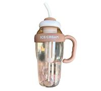 Bnnlqpsttg nuevo 1300 ml portátil Paja agua taza deporte botella de agua al aire libre viaje taza de café carreras montar a caballo camping senderismo B