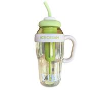 Bnnlqpsttg nuevo 1300 ml portátil Paja agua taza deporte botella de agua al aire libre viaje taza de café carreras montar montar senderismo D