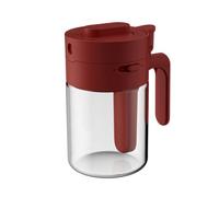 Bnnlqpsttg Organizador de Condimentos y Especias, Portaespecias 2 en 1, Tarro de Especias Extraíble con Cuchara Vino Tinto