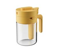 Bnnlqpsttg Organizador de Condimentos y Especias, Portaespecias 2 en 1, Tarro de Especias Extraíble con Cuchara Amarillo