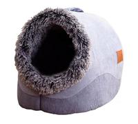 Bnnlqpsttg - para interior de peluche y caliente, diseño semicerrado, escondite cómodo para gatos, para perros para un B