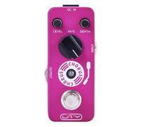 Bnnlqpsttg Pedal Coro para Guitarra Mini Pedal Efectos Coro para Guitarra Sonido Coro Clásico y Cálido para Guitarra Eléctrica Efecto de Derivación Real