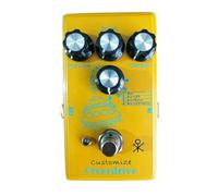 Bnnlqpsttg Pedal De Efecto Para Guitarra Eléctrica De Bajo Ganancia Overdrive, Circuito Integrado Alto Rendimiento, Efecto Overdrive Metálico.
