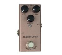 Bnnlqpsttg Pedal de efectos para guitarra eléctrica, mini retraso digital, pedales para guitarra baja, Delay digital