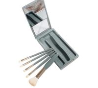 Bnnlqpsttg - Pinceles de maquillaje, kit de pinceles fáciles de llevar, para viajar.