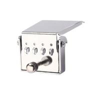 Bnnlqpsttg Placa de puente de caballete de 4 cuerdas para piezas de repuesto de Banjo, para montar en IY para mejorar el sonido (plateado) - Caballete de Banjo