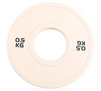 Bnnlqpsttg Placas de peso fraccionarias de goma para con agujero de inserción de 50,4 Mm, peso de 0,5 Kg, para añadir pesos de micro-placa a su equipo de gimnasio.