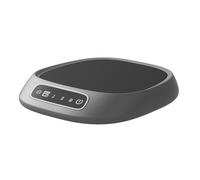 Bnnlqpsttg - Posavasos con calefacción inteligente para oficina, leche caliente, café, té, posavasos caliente, oficina, temperatura constante, gris