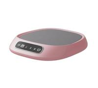 Bnnlqpsttg - Posavasos con calefacción inteligente para oficina, leche caliente, café, té, posavasos calientes, hogar, oficina, temperatura constante, rosa