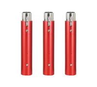 Bnnlqpsttg Preamplificador de Micrófono Dinámico Preamplificador de Micrófono Portátil Ganancia de Reducción de Ruido Preamplificador de Micrófono para Concierto Rojo